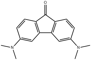 3,6-BIS-DIMETHYLAMINO-FLUOREN-9-ONE 结构式