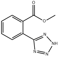 Benzoic acid, 2-(2H-tetrazol-5-yl)-, methyl ester 结构式