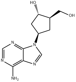 2'-deoxyaristeromycin 结构式