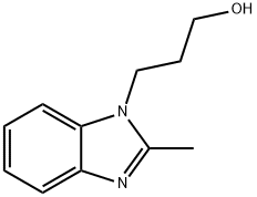 3-(2-甲基-1H-1,3-苯并二唑-1-基)丙烷-1-醇 结构式