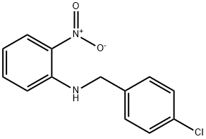 Benzenemethanamine, 4-chloro-N-(2-nitrophenyl)- 结构式