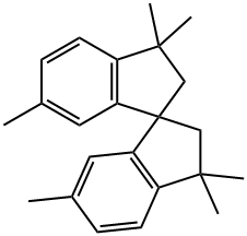 1,1'-Spirobi[1H-indene], 2,2',3,3'-tetrahydro-3,3,3',3',6,6'-hexamethyl- 结构式
