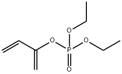 Phosphoric acid, diethyl 1-methylene-2-propen-1-yl ester 结构式