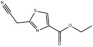 ETHYL 2-(CYANOMETHYL)-1,3-THIAZOLE-4-CARBOXYLATE 结构式
