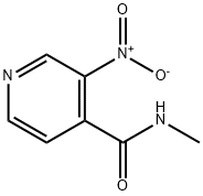4-Pyridinecarboxamide, N-methyl-3-nitro- 结构式