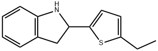 1H-Indole,2-(5-ethyl-2-thienyl)-2,3-dihydro-(9CI) 结构式