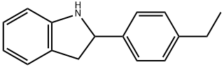 1H-Indole,2-(4-ethylphenyl)-2,3-dihydro-(9CI) 结构式