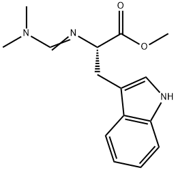 Nα-[(Dimethylamino)methylene]-L-tryptophan methyl ester 结构式