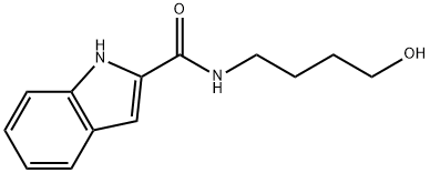 N-[1-(4-HYDROXY)BUTYL]INDOLE-2-CARBOXAMIDE 结构式