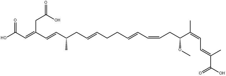 异米酵菌酸 结构式