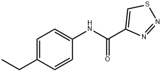 1,2,3-Thiadiazole-4-carboxamide,N-(4-ethylphenyl)-(9CI) 结构式