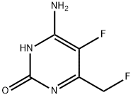 2(1H)-Pyrimidinone,4-amino-5-fluoro-6-(fluoromethyl)-(9CI) 结构式