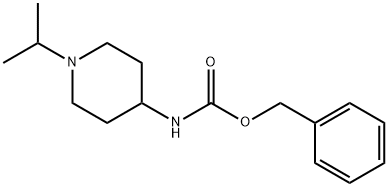 Carbamic acid, [1-(1-methylethyl)-4-piperidinyl]-, phenylmethyl ester (9CI) 结构式