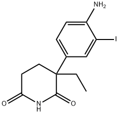 3-iodo-4-aminoglutethimide 结构式