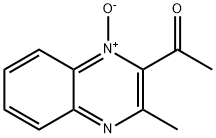 Ethanone, 1-(3-methyl-1-oxido-2-quinoxalinyl)- 结构式