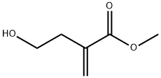 Butanoic acid, 4-hydroxy-2-methylene-, methyl ester 结构式