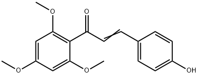 4-Hydroxy-2',4',6'-trimethoxychalcone 结构式