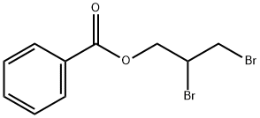 1-Propanol, 2,3-dibromo-, 1-benzoate 结构式