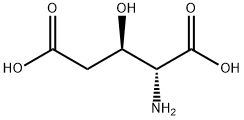 D-erythro-3-hydroxyglutamic acid 结构式