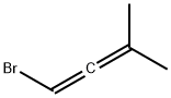 1,2-Butadiene, 1-bromo-3-methyl- 结构式