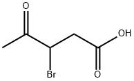 Pentanoic acid, 3-bromo-4-oxo- 结构式