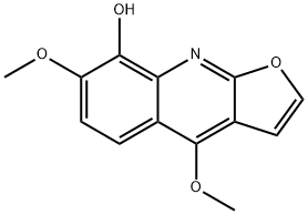 Furo[2,3-b]quinolin-8-ol, 4,7-dimethoxy- 结构式