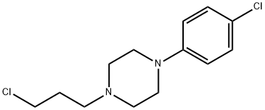 1-(4-Chlorophenyl)-4-(3-chloropropyl)piperazine 结构式