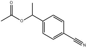 Benzonitrile, 4-[1-(acetyloxy)ethyl]- 结构式