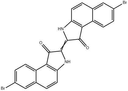 7,7'-Dibromo-Δ2,2'(1H,1'H)-bi[3H-benz[e]indole]-1,1'-dione 结构式