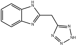 1H-Benzimidazole,2-(1H-tetrazol-5-ylmethyl)-(9CI) 结构式