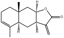 (3aR)-3aα,4,4aα,7,8,8a,9,9aα-Octahydro-5,8aβ-dimethyl-3-methylenenaphtho[2,3-b]furan-2(3H)-one 结构式