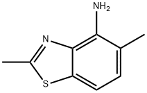 4-BENZOTHIAZOLAMINE,2,5-DIMETHYL-(9CI) 结构式