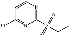 Pyrimidine, 4-chloro-2-(ethylsulfonyl)- 结构式