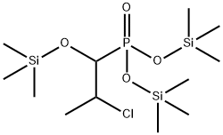 Phosphonic acid, P-[2-chloro-1-[(trimethylsilyl)oxy]propyl]-, bis(trimethylsilyl) ester 结构式