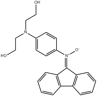 alpha-diphenylene-N-(4-(bis-(beta-hydroxyethyl)amino)phenyl)nitrone 结构式