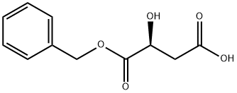 Butanedioic acid, 2-hydroxy-, 1-(phenylmethyl) ester, (2S)- 结构式