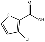 3-氯-2-呋喃甲酸 结构式