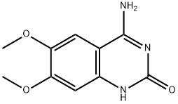 2(1H)-Quinazolinone, 4-amino-6,7-dimethoxy- 结构式