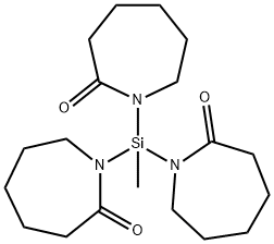 2H-Azepin-2-one, 1,1,1-(methylsilylidyne)trishexahydro- 结构式