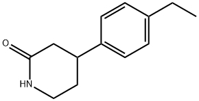 2-Piperidinone, 4-(4-ethylphenyl)- 结构式