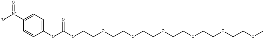 m-PEG7-4-nitrophenyl carbonate 结构式