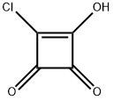 3-Cyclobutene-1,2-dione, 3-chloro-4-hydroxy- 结构式