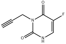 2,4(1H,3H)-Pyrimidinedione,5-fluoro-3-(2-propynyl)-(9CI) 结构式