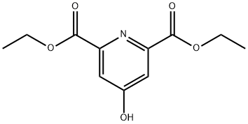 4-羟基-2,6-吡啶二羧酸二乙酯 结构式