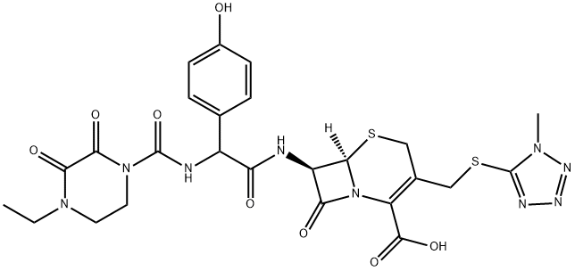 头孢哌酮杂质B 结构式