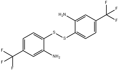 Benzenamine, 2,2'-dithiobis[5-(trifluoromethyl)- 结构式