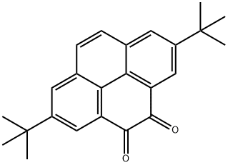 2,7-di-tert-butyl-4,5-pyrenediketone 结构式