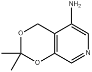 4H-1,3-Dioxino[5,4-c]pyridin-5-amine,2,2-dimethyl-(9CI) 结构式