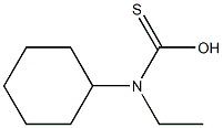 ETHYLCYCLOHEXYLTHIOCARBAMATE 结构式