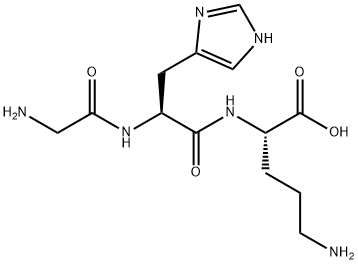 L-Ornithine, N2-(N-glycyl-L-histidyl)- (9CI) 结构式